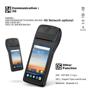 Mobile Wireless <strong>Android</strong> POS System Handheld Lottery / Movie / Electronic Ticket Vending Printing Machine <strong>with</strong> <strong>bar</strong> <strong>Code</strong> <strong>Scanner</strong> - Product Image 3