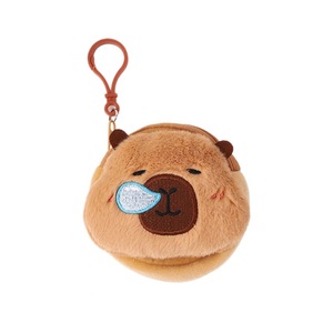 Greenmart sıcak satmak hayvan Kapibala Capybara peluş oyuncak sevimli anahtarlık bebek peluş altın listesi için adlandırılan sırt çantası süslemeleri