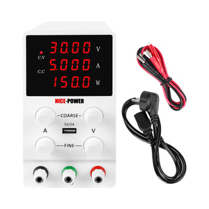 Nice-power sps305 Einstellbares Gleichstrom netzteil Vertikales 4-stelliges Display USB-Ausgang 5 V2A für die Wartung von Handy computern - Product Image 4