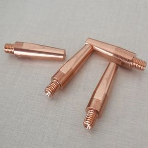 Ark kaynak meşale aksesuar MIG İletişim İpucu M6 M8 Cucrzr malzeme İletişim İpuçları İsteğe bağlı boyut özelleştirilmiş çizim MIG kaynak İpucu - Product Image 6