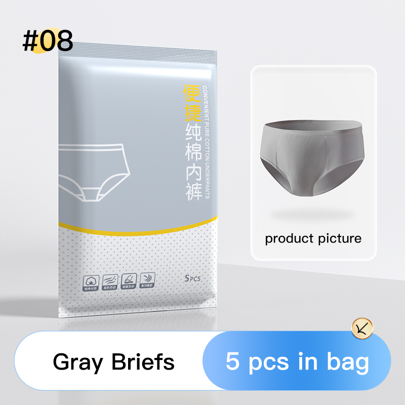 08 boîte White-Briefs-5pcs-in