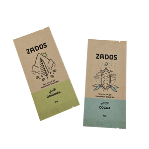 Sinh thái thân thiện in nhỏ có thể tái chế <span class=keywords><strong>Kraft</strong></span> Giấy gói tùy chỉnh nhiệt con dấu phân hủy sinh học bao bì túi với logo của bạn - Product Image 2