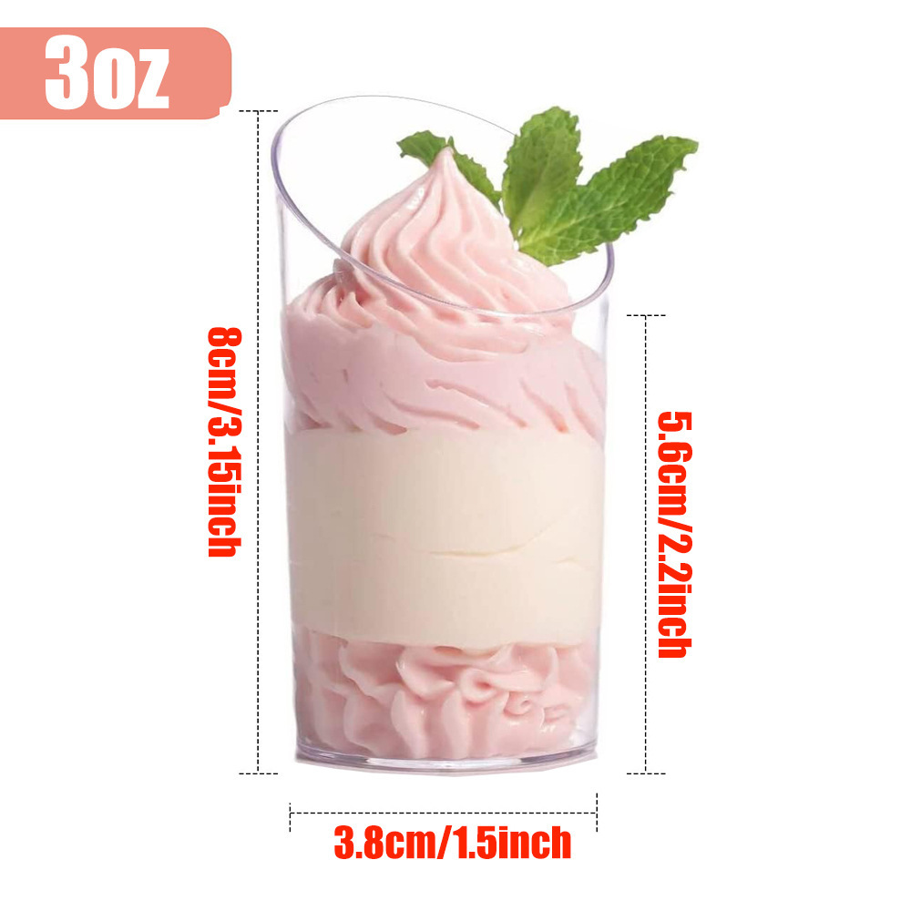 Vaso redondo inclinado 80ml