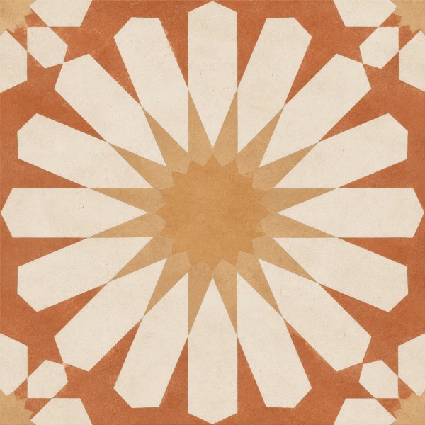Orange terre cuite