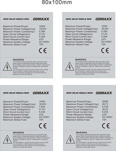 GDLITE GDPLUS 180瓦单晶太阳能电池板N型光伏太阳能产品光伏太阳能发电发电