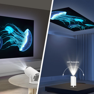 Hy300 Pro Mini 4K akıllı projektör taşınabilir LED/LCD çift WIFI ve Android 11 WIFI6 abd Plug akıllı ev sineması Video için - Product Image 3