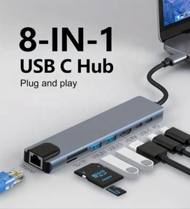 Computer usb c hub 8 in 1 typ c hub - Product Image 4