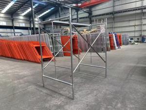 Plataforma de andamio móvil moderna para construcción de edificios 10m 12m 14m 18m Andamio de Marco en H de trabajo aéreo con características de luz - Product Image 5