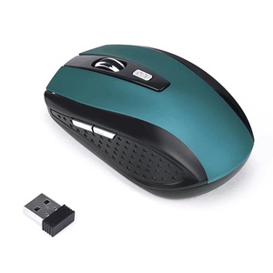 Smerigliato 2.4GHz 6 pulsanti Mouse Wireless ricevitore USB Pro Gamer per PC Laptop Computer Desktop Mouse ottico Wireless - Product Image 3
