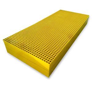<strong>GRP</strong> <strong>Grating</strong> with Gritty Cover Anti-Fire <strong>Grating</strong> With Plate Cover for Construction Materials Customized Manufacturers 38*38*25mm - Product Image 1
