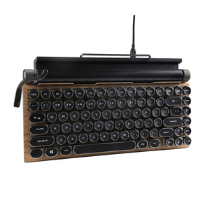 แป้นพิมพ์กลไก RGB TKL แบบกลมมีร่อง,คีย์บอร์ดเกมมัลติฟังก์ชันแป้นพิมพ์ PC KEYCEO OEM IDM - Product Image 1