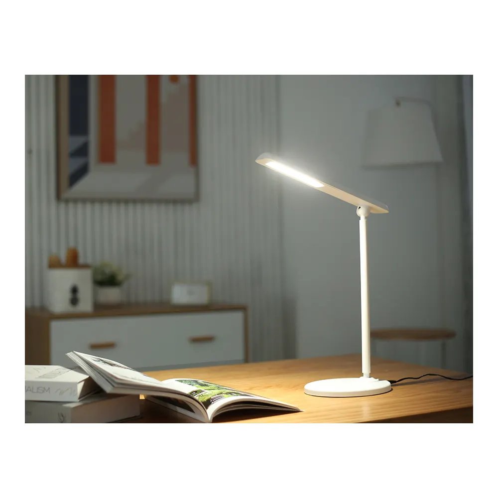 3 단계 dimmable 아bs 철 led 눈 책상용 램프 책 독서에 독서 빛 램프