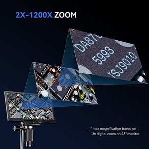 13MP 1300X 7.0英寸液晶焊接显微镜，带万用表功能，用于电子维修VMS700M - Product Image 5