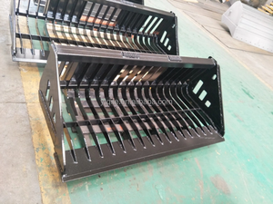 滑移装载机用高强度钢宽颚开口根部抓斗铲斗 - Product Image 5