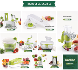 Small Order Quantity Simple Bpa <strong>Free</strong> Rotating Blade Green Pull <strong>Veggie</strong> Blender Kitchen Vegetable Cutter - Product Image 5
