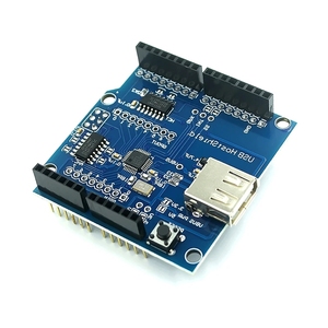 <strong>USB</strong> <strong>Host</strong> Shield 2.0 for <strong>Arduino</strong> UNO MEGA ADK Compatible for Android ADK DIY Electronic Module Board