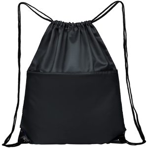 Customized 210D Polyester Drawstring Backpack Waterproof Foldable Sports Rucksack with Zipper &amp; Cartoon <strong>Pattern</strong> <strong>Draw</strong> <strong>String</strong> <strong>Bags</strong> - Product Image 2