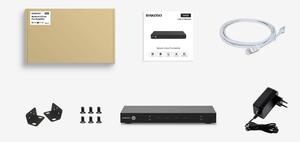 Streamer de audio multifuncional M400 de 4 zonas con preamplificador de entrada y salida de Puerto Ethernet dual - Product Image 3