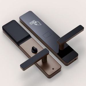 Цифровой код дверного замка RFID IC Card приложение для смартфона разблокировка биометрических отпечатков пальцев Умный Замок - Product Image 2