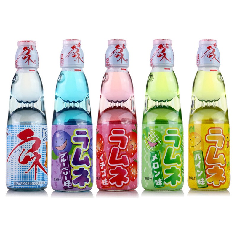 業務用 200ml×30本 Ramune日本ソーダ セット - Shirakikuのフルーツ風味