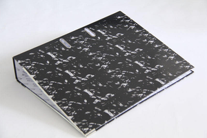 Porte-documents <span class=keywords><strong>A4</strong></span> en plastique rigide, pochette pour documents en PP, papeterie pour usage de bureau, classeur à levier en marbre - Product Image 5