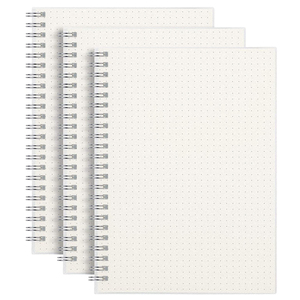 Quaderno a griglia a punti personalizzato quaderno a spirale punteggiato quaderno a4 a5 copertina in pp con prezzo di fabbrica - Product Image 1