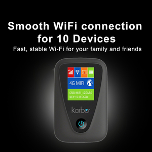 Karbor mf836z Cat4 150Mbps LTE di động wifi Giá modem wirelesswifi Router 10km 4 gam hỗ trợ 300Mbps cho Tenda Wifi Router - Product Image 3