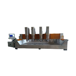 Grabado de piedra Cnc Router 3220 Husillo de 4 ejes y Sierra de puente Máquina de corte y pulido de mármol - Product Image 5