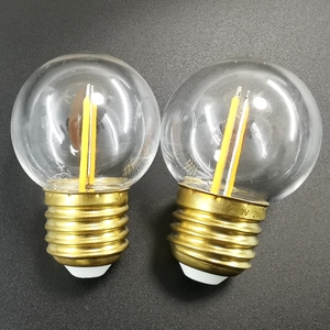 BC G45 2W LED Filament küre lamba şeffaf plastik kapak için E27 baz AC güç bahçe Marquee için dize ışık - Product Image 4
