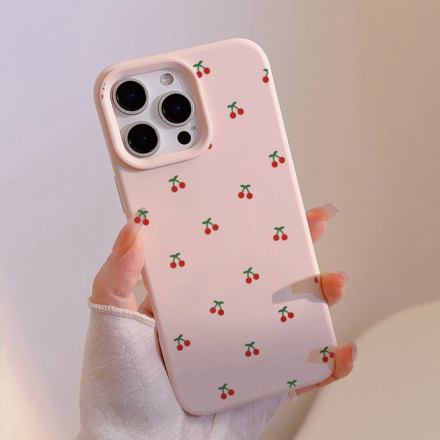 A screen full of tiny cherries