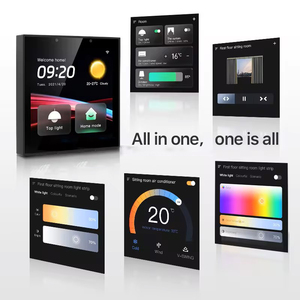 Glomarket akıllı ev kontrol paneli dokunmatik ekran 4 inç çok fonksiyonlu WiFi ev arka plan müzik sistemi Tuya Zigbee ağ geçidi - Product Image 3