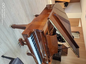 2025 Antique Deluxe Walnut Grand Piano Restored German Quality - Product Image 6
