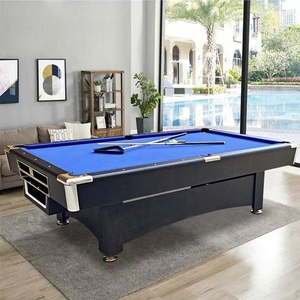 8ft MDF + PVC vật liệu đường sắt 9-bóng bàn hồ bơi trong nhà gia đình Câu lạc bộ trò chơi bóng trở lại túi cho bàn bi-a sử dụng - Product Image 2