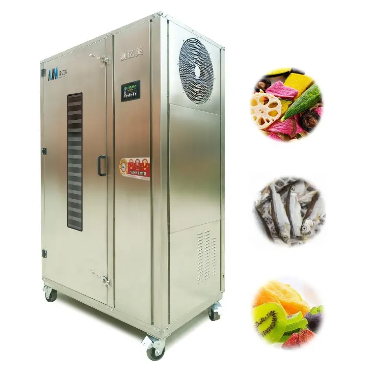 Bomba de calor comercial Industrial de acero inoxidable, máquina deshidratadora de alimentos, pescado, carne, secado de frutas y verduras secas