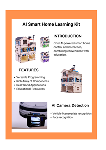 AI akıllı ev öğrenme kiti-kök eğitim robotik kitleri yeni başlayanlar için IoT otomasyon ses kontrol kodlama projeleri gelişmiş
