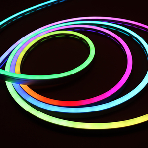 RGB renk değiştiren LED şerit ışıkları parlak IP65 Neon şerit uzaktan RGB Neon ışıkları ile Flex LED - Product Image 3