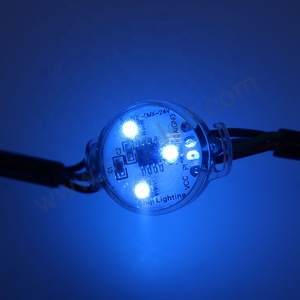 SHIJI alta calidad personalizado 360 grados LED bola luz cadena 50mm SMD5050 RGB LED DMX512 Pixel bola luz Digital para exteriores - Product Image 2