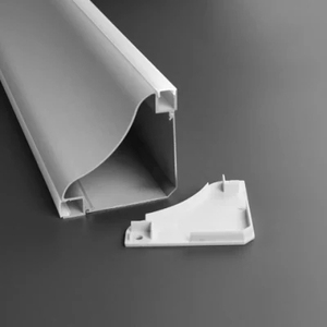 PC difüzör ile LED şerit aydınlatma alüminyum ekstrüzyon için tavan köşe döşeme aydınlık Led alüminyum profil - Product Image 4