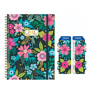 Impresión personalizada 2024 Tapa dura A5 papel en espiral cuaderno de notas diario Agenda diario semanal mensual organizador planificador cuaderno - Product Image 1