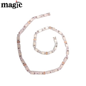 S zikzak bükülebilir 12V akıllı SPI IC dijital adreslenebilir RGB piksel RT1809 SK6813 sk15 LED şerit - Product Image 2