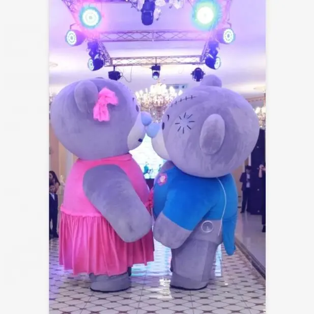 Khổng Lồ Inflatable Linh Vật Trang Phục Người Lớn Đi Bộ Inflatable L-teddy Gấu Trúc Sư Tử Hổ Elephant Linh Vật Trang Phục Mascotte Mascotte