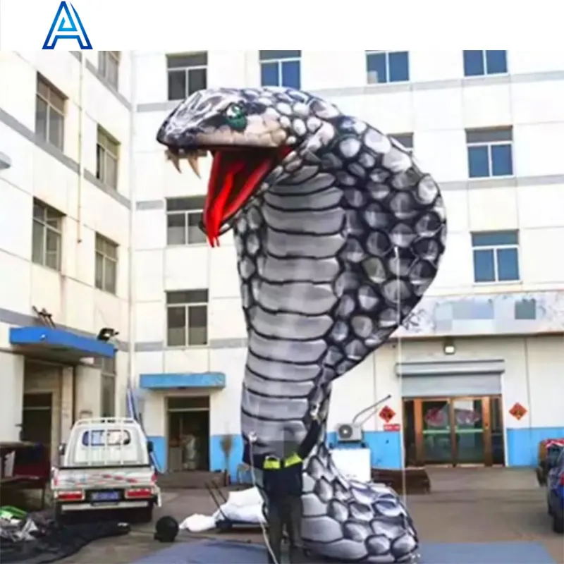 Gigante cobra inflável explodir cobra escultura inflável 3D animal para atividade comercial decoração boa constrictor