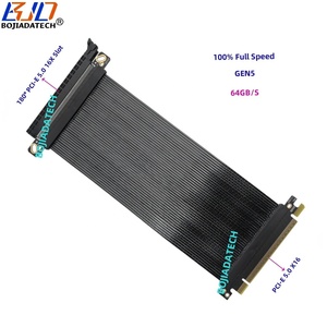 180 Độ Pci-E 5.0 16X Để X16 Gen5 Card Đồ Họa GPU Riser Cáp Mở Rộng 20Cm Cho A100 H100 Rtx5080 Rtx5090 Rx9070xt Rtx6000 - Product Image 2