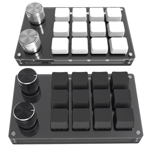 Mini teclado USB Macro personalizado, 12 teclas, 2 perillas de programación, DIY Teclado mecánico, interruptor de dibujo para juegos, teclado portátil de intercambio en caliente - Product Image 1