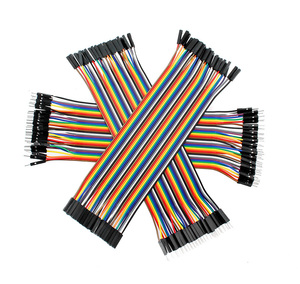 Dupont DIY набор кабелей Arduino 10 см, 20 см, 30 см, мужской, женский, женский, медный проводник, ПВХ кабель - Product Image 1