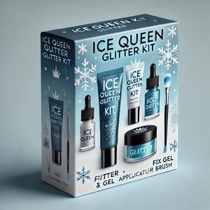 Caja de embalaje de kit de purpurina compacta personalizada cosmética de lujo con caja de exhibición de ventana - Product Image 4