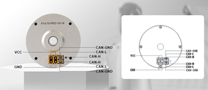 DC-Servo getriebe motor Canopen Communication Roboter gelenk aktuatoren mit Absolutwert geber - Product Image 4