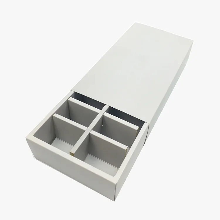 Prezzo di fabbrica personalizzato Pivate Logo bianco puro cassetto scatola per regalo di nozze Gandy scatola di imballaggio