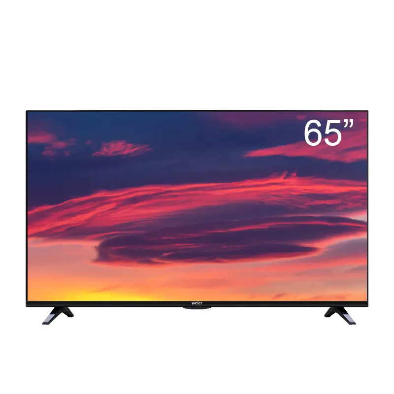 Weier TV ATV T2-S2 Led tv 43 "55" 65 "인치 UHD/4K Wifi 음악 KTV 스마트 tv 텔레비전