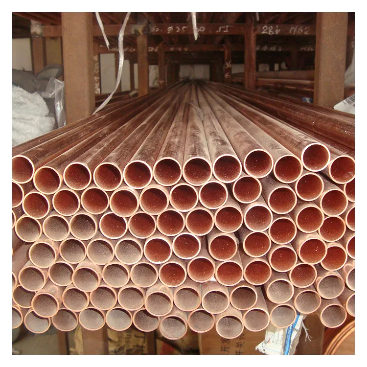 Tubo de cobre recto 99% puro de níquel, latón, 20mm, 25mm, de alta calidad